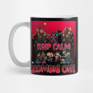 Keep Calm Zombie On Mug